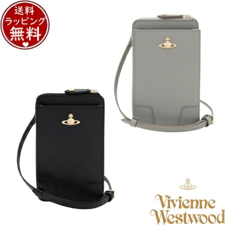日本限定**Vivienne Westwood**EXECUTIVE スマホショルダー 日本限定】EXECUTIVE スマホショルダー(ブラック)（レディース
