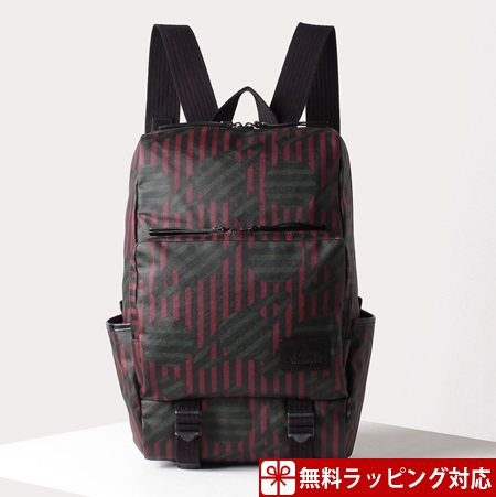 楽天市場 ヴィヴィアンウエストウッド バッグ メンズ リュック ストライプorb スイカ Vivienne Westwood クローバーリーフ