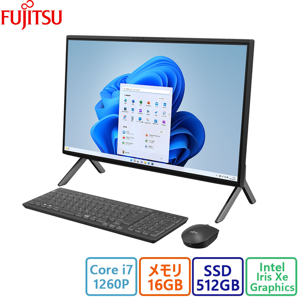 すぐに使用できる! モニター一体型PC Windows 11 FUJITSU FUJITSU モニター型パソコン Windows11 core i7 美品 - メルカリ