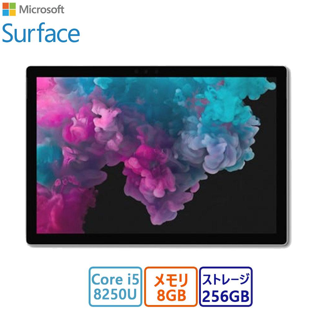 マイクロソフト(Microsoft) タブレットPC マイクロソフト Surface Pro 6 LJM-00030/i5/SSD256GB/メモリ8GB/12.3型/Win 11/アウトレット品 展示