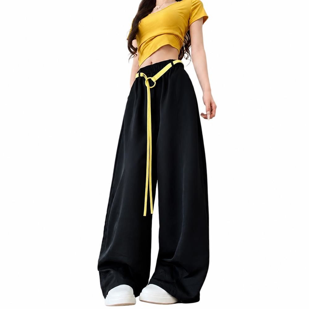 接触冷感 薄手 速乾 バルーンパンツ ワークパンツ 体型カバー ボトムス ロングパンツ カジュアル｜Clover Rainbow