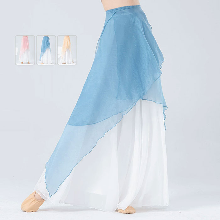 送料無料 ダンス パンツ ガウチョパンツ ワイド パンツ ロング丈 ウエストゴム パンツ レディース パンツスカート フレアパンツ ダンス パンツ 練習着 レッスン着 おしゃれ 舞台 ステージ 衣装 イベント ダンス 発表会 パンツ画像