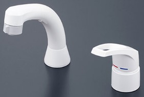 KVK 水栓金具【KM8007A】シングルレバー式洗髪シャワー〔HB〕|家電と住設のイークローバー