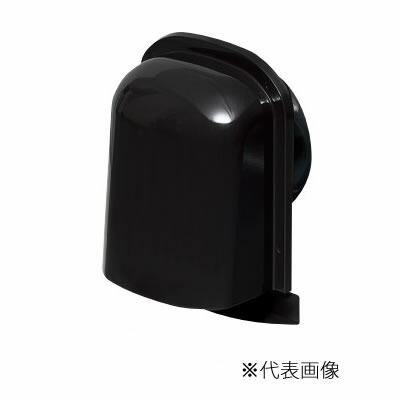 未来工業 換気ファン部材【PYT-S150ADK】黒いこと 導管ボンネット(薄型) 防火ダンパー付 ステンレス鋼製 φ150〔▽〕