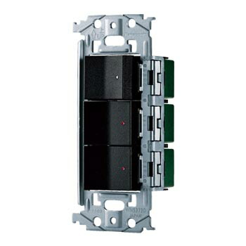 パナソニック 配線器具【WNSS51588B】マットブラック SO-STYLE 埋込スイッチセット ほたるスイッチC・パイロットスイッチC 0.5A×2