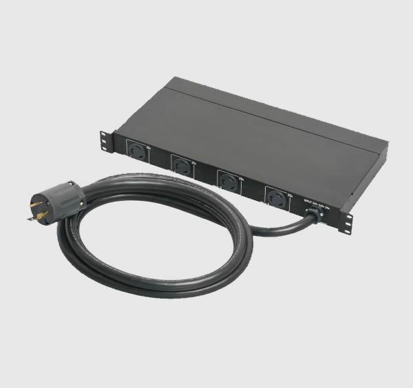 Яアメリカン電機 【HKC2800UL】黒いこと UL/CSA標準尺度公許手に入れる 1U差し込み赤ちょうちん 引掛形・4ヶ 20A安全性のあるブレーカ付