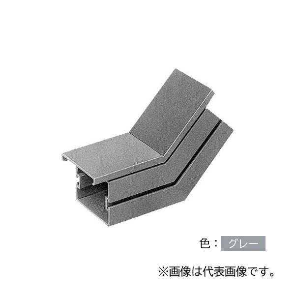 未来工業 【PDIN-1020】グレー プラスチックダクト用 ジョイント 入ズミ45° 1020型 プラスチック製 受注生産