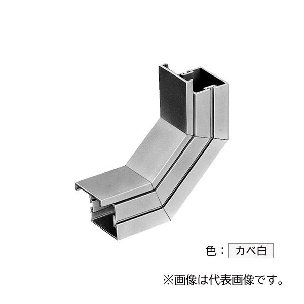 未来工業 【PDIL-715W】カベ白 プラスチックダクト用 ジョイント 入ズミ(大曲ガリ) 715型 プラスチック製 受注生産