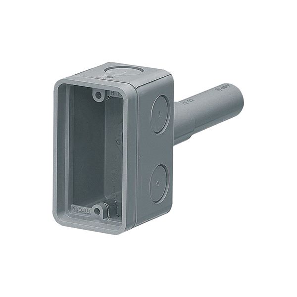 未来工業 【CSW-1S68NV20(10個入)】埋込スイッチボックス1個用深形 (VE管付) PC用部材