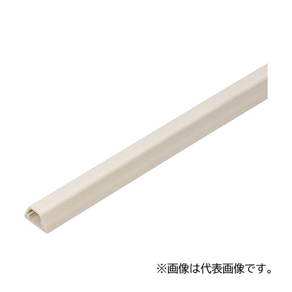 未来工業 【YP-5XMT(10本入)】ミルキーホワイト デンコープロテクタ (スマートタイプ) テープ付 5号 全長(1m)