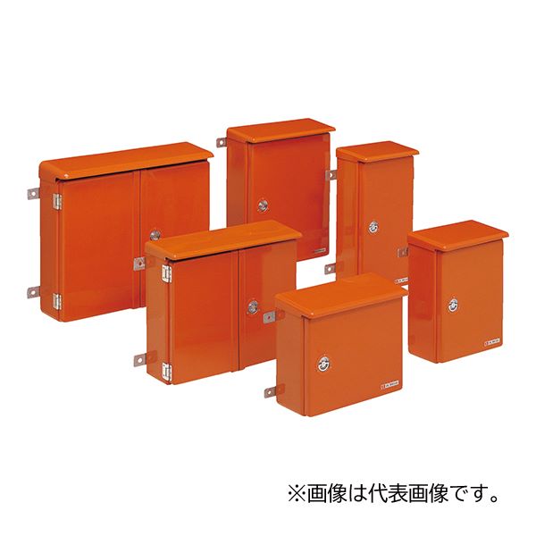 ▲未来工業 【FB-6480Y】オレンジ色 強化因子ボックス席 (FRP脂製防雨常設ボックス席) 大屋根付(打っ付けステー付) ヨコ型 685×807×243 受注生み出すこと