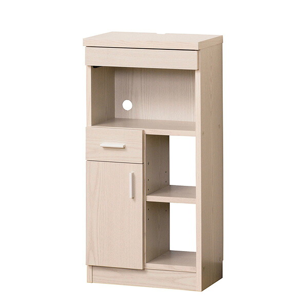 ●⊥クロシオ 【27140】(4954877271406) 白木目 NEWルーター収納40 完成品