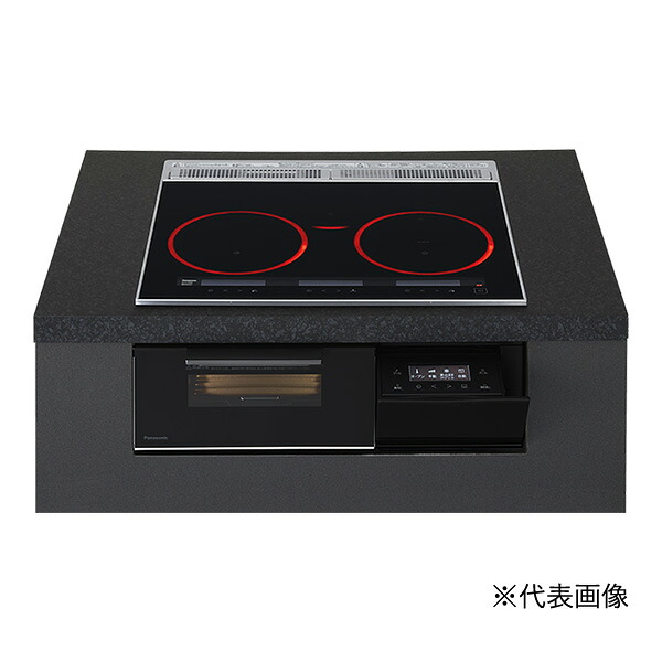 ●u.パナソニック IH煮炊き暖房器【KZ-A1M6K】A続きもの 3口IH 幅60珊 ラクッキングリル シングル(右IH)オール金属元素相応う ジェット機黒いこと/黒いこと