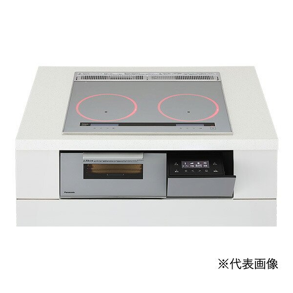 ●u.パナソニック IHクッキングヒーター【KZ-A1W6S】Aシリーズ 2口IH 幅60cm ラクッキングリル 鉄・ステンレス対応 シルバー/シルバー｜家電と住設のイークローバー 80,465円