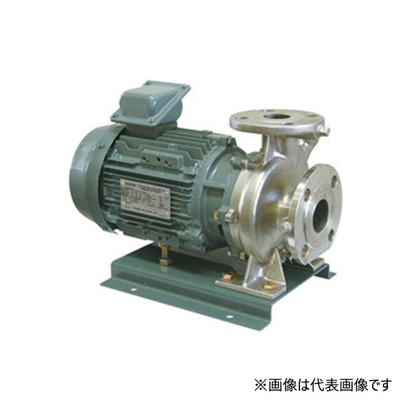 ●テラル 揚水機【SJMS-80X65-55.5-e】50サイクル 渦巻形揚水機 2極・原動機形 三相200V 5.5kW ステンレス鋼製 SJMS型〔HC〕