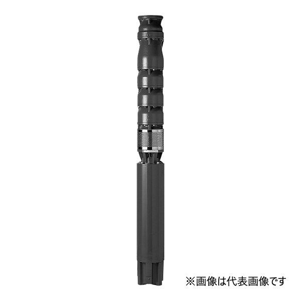 ●テラル ポンプ【150MSU12-615-1】60Hz 深井戸水中ポンプ 井戸径300mm(12インチ) 三相200V 15kW 鋳鉄製 MSU型〔HE〕