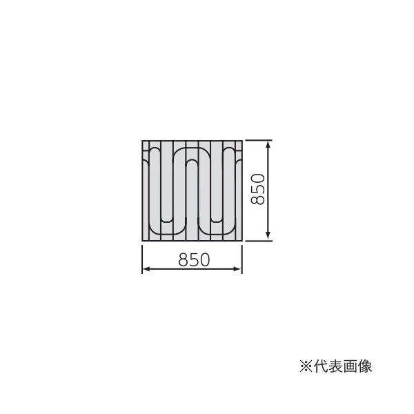 ●長府(旧サンポット) 温水暖房放熱器【JLP-12H】床暖房パネル ジョイントレスゴムチップパネル JLP-12タイプ 半畳用〔FG〕