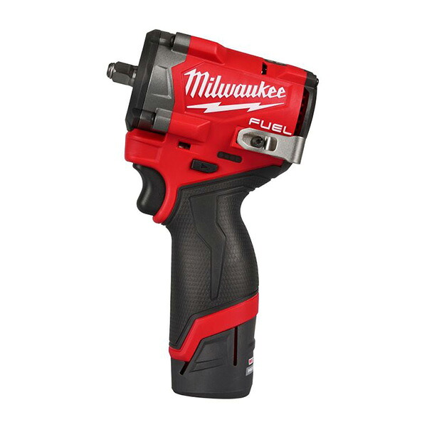 ▲●u.ミルウォーキー/Milwaukee 【M12FIW2F38-5252XJP】M12 FUEL 3/8インチ542Nmインパクトレンチ 5.0AH & 2.5AH キット