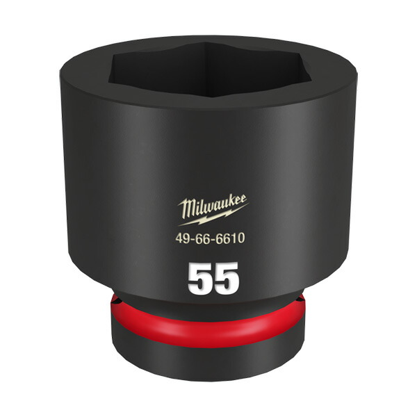 ▲●u.ミルウォーキー/Milwaukee 【49-66-6610】SHOCKWAVE IMPACT DUTY 差しひびきソケット 1in(25.4粍)角 55粍