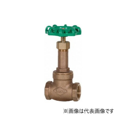 東洋バルブ　ゲートバルブ　JIS10k　20A(3/4B) ×6個 10K 鋳鉄製ゲートバルブ 東洋バルヴ 【通販モノタロウ】