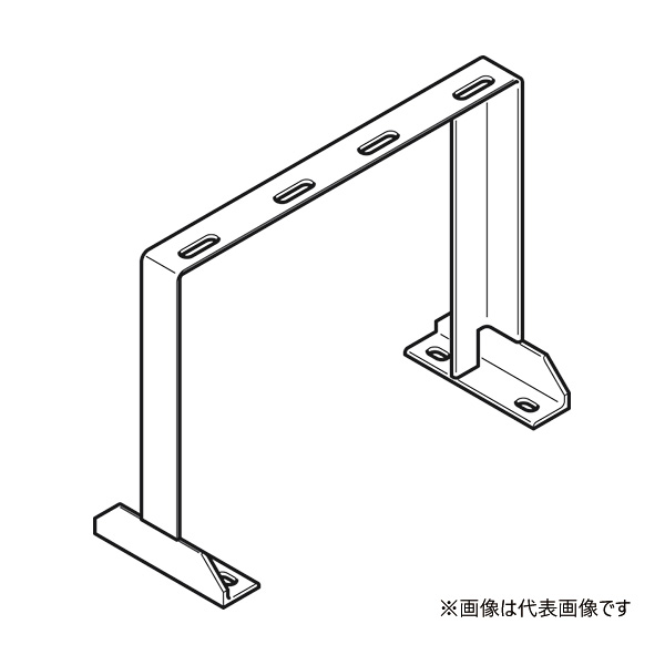 Яネグロス電工 【P-AGY6533】立上り仕合わせ用架台 標準尺度塗り付ける 1列 板厚6 其れ相応床開口部大きさ300・床くっ付ける用船掛かり雄捩子M12