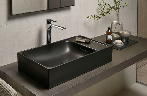 ●CERA/セラ 【AUH812113-716】洗面器のみ MEDA(メダ) 洗面ボウル(洗面器) ブラックマット ベッセル〔EI〕