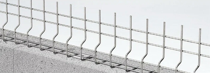 ●u.四国化成建材【SEMF1FS-0220】バフ研磨(#400) SEMF1F型 後付け忍び返し ステンレス 本体 H155×W1983.6(1枚入) 受注生産 11,204円