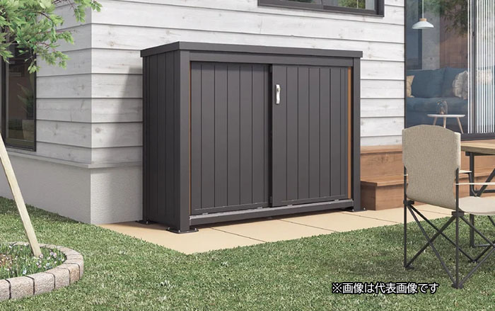 ●u.四国化成建材【MYEX1-U200615SC】ステンカラー 収納庫 マイストッカーEX1型 埋込仕様 間口2000mm 奥行615mm 高さ1510mm 受注生産
