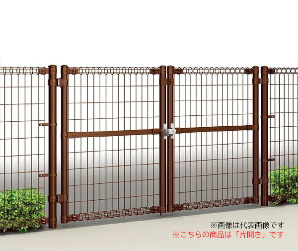 ●u.四国化成建材【PMSM1N-1008SSC】ステンカラー プロメッシュ門扉1型 片開き 920×800mm
