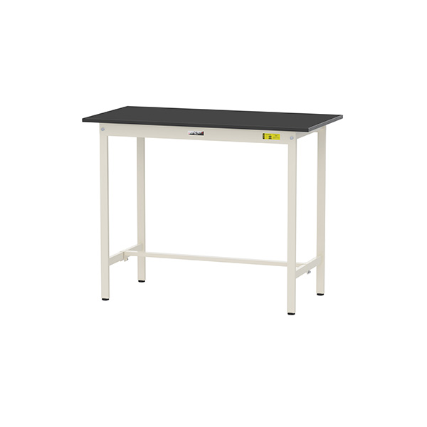 ●u.ヤマキン/山金工業 【SUBH-1260-BKW】ワークテーブル 150シリーズ 固定式 H950mm 光低反射ベルタッチ天板 基本形 組立式|家電と住設のイークローバー