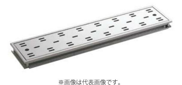 長谷川鋳工所 【FM10-50】風呂場用水抜き溝上部 浅型 瓦100粍 長さ498mm×幅98粍 受注生み出すこと〔FA〕