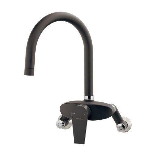 楽天市場】カクダイ 【193-001-D】 KAKUDAI 壁付シングルレバー混合栓