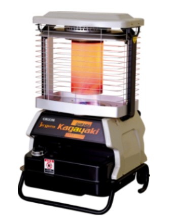 ●∂オリオン機械 【GHR240A1-G】ジェット機暖房器BRITE Kagayaki 全周囲加温印字機 赤外線暖房装置機 静音