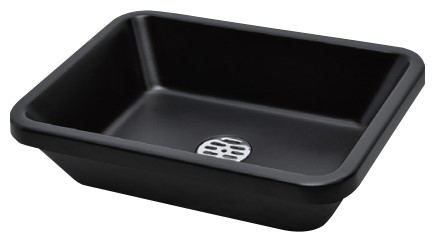 竹村製作所 【E-GPB】ブラック プレーンパン スクエア 水受けパン〔EF〕｜家電と住設のイークローバー