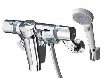 TOTO 風呂場用水栓金具【TMF49AY2】オートストップシャワー金具 自閉式壁付サーモスタット練りあわせる水栓 コンフォートウェーブ 鳴らす (旧品番 TMF49E3WR)〔HG〕