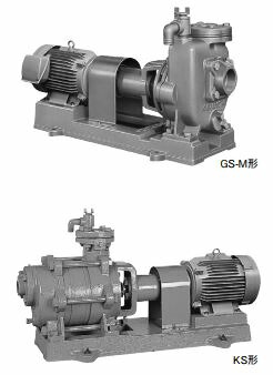 ●川本ポンプ【GS656ME2.2】60Hz 自吸タービンポンプ 2極 三相200V 2.2kＷ GS-M形〔GF〕