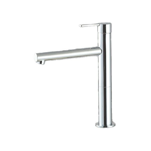 KVK 水栓金具【MSL190DLLET】シングル混合栓 ロング 吐水口177mm 一般地・寒冷地共用〔HB〕