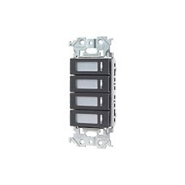 パナソニック 配線器具【WRT5544H】マットグレー アドバンス形 フル2線式リモコン スイッチ(4コ用) 光アドレス設定式