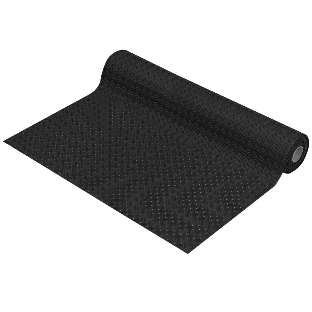 ▲●u.ミヅシマ工業 【411-1220】ダイヤマットグリッド ブラック 920mm×10m