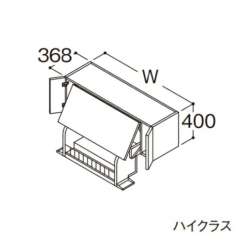 ●TOTO 【LWFB120AUG1】クイック昇降ウォールキャビネット ハイクラス オクターブ 間口1200mm 受注約1週〔GA〕|家電と住設のイークローバー