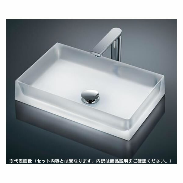 ●TOTO 書き割り品番【MR710+TLE25SM1A】カウンタ式洗面器 ベッセル式 結晶どんぶり鉢 台付自動小銃水栓 アクアオート 床水抜き金具(S落とし穴) 受注約1週