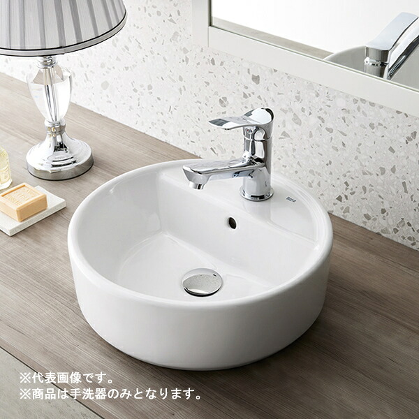 ●三栄水栓/SANEI 【SR3270MK-W】(手洗器本体のみ) 手洗器 水栓取付穴ワンホールタイプ オーバーフロー付 The Gap〔FA〕 31,281円