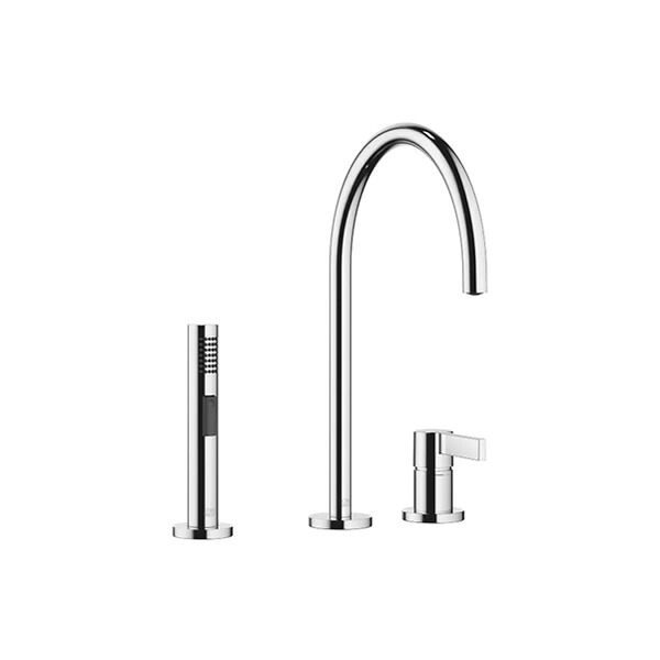 リラインス 【32815875-00(241mm)+27731970-00】3穴型シングルレバーキッチン用混合栓(ハンドシャワー付) ドンブラハ TARA ULTRA(タラウルトラ) 受注約2ヶ月〔FD〕|家電と住設のイークローバー