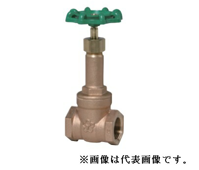 大和バルブ【B10G6-50A】青銅バルブ (弁棒 CAC406C) ゲートバルブ〔ID〕