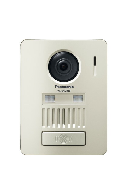 パナソニック ドアホン【VL-VD561L-N】ワイヤレスカラーカメラ玄関子機 システムアップ別売品〔▽〕