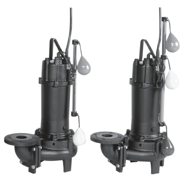 ●エバラ/荏原【65DVA6.75B+65DVJ6.75B】排液用ボルテックス水中揚水機 DVA型+DVJ型仕かける 三相 60サイクル〔GA〕 花・ガーデン・DIY-DIY・工具-電動工具本体
