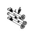 ●♪基準打数通行手形 給湯器 部材【MDK-WB21-50C】両側2台用配管工業書き割り