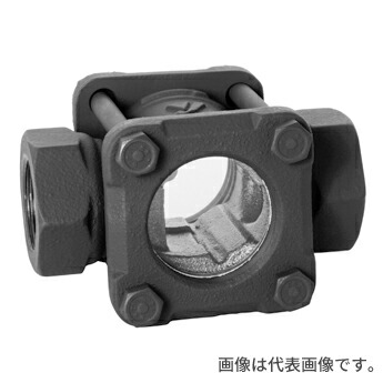 ヨシタケ【SL-1S-25A】サイトグラス FCD製 透視式 呼び径25A(1)〔HG〕