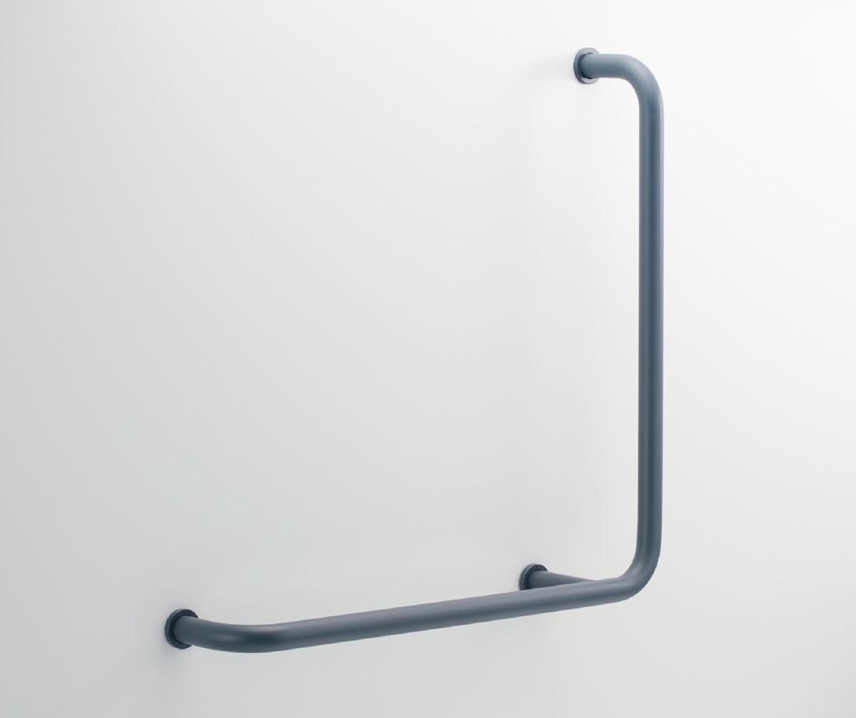 INAX/LIXIL【KF-H920AER70D12J】多役立つこと用手摺り（Ｌ型） 右仕様模様〔集積回路〕 木材・建築資材・設備-花・ガーデン・DIY-手すり