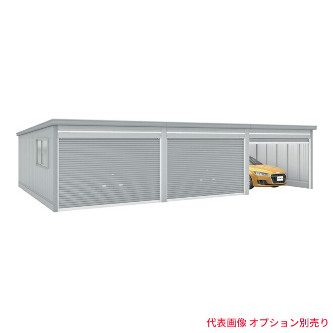 「追加棟のみの購入は不可」 ●u.イナバ物置/稲葉製作所 ガレージ【GRN-3652SL】CS クールシルバー GRN ガレーディア 豪雪地型 追加棟 注2週｜家電と住設のイークローバー